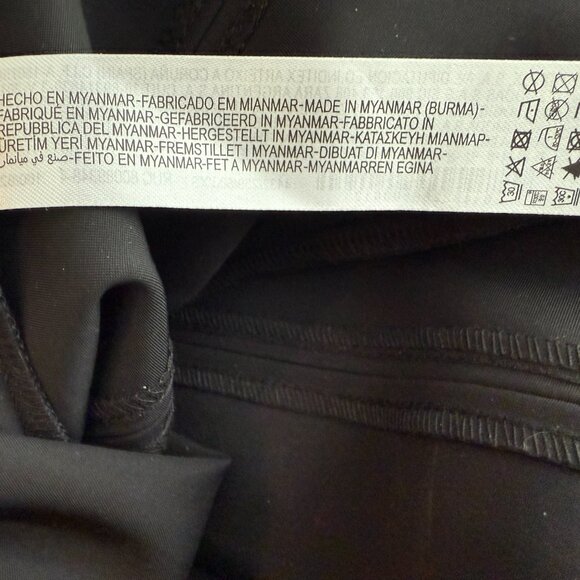 NWT - ZARA Black Straight Leg Stretch Tech Legging Pants - XS - Picture 9 of 9